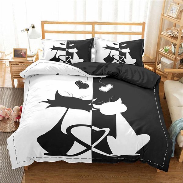 zeimon 3d мультфильм cat печати пододеяльник microfiber домашний текстиль черный и белый пододеяльник set queen king size bed наборы
zeimon 3d мультфильм cat печати пододеяльник microfiber домашний текстиль черный и белый пододеяльник set queen king size bed наборы