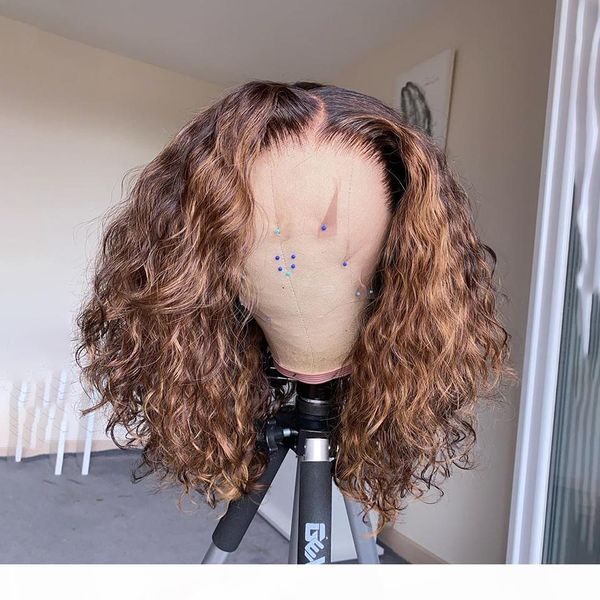 t1b 27 ombre curly lace closure human hair wigs for black women short bob wig remy brazilian 4x4 lace front wig pre plucked, Black;brown
t1b 27 ombre curly lace closure human hair wigs for black women short bob wig remy brazilian 4x4 lace front wig pre plucked, Black;brown