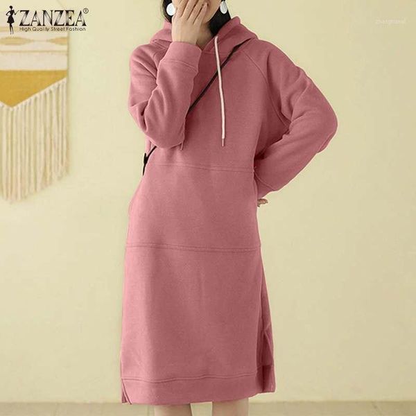 zanzea fashion hoodies sweatshirt dress women autumn sundress casual hooded long sleeve pullover vestido loose split hem dresses1, Black;gray
zanzea fashion hoodies sweatshirt dress women autumn sundress casual hooded long sleeve pullover vestido loose split hem dresses1, Black;gray