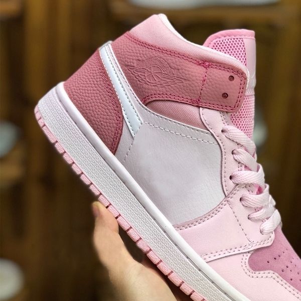 1 1s mid basketball womens girl athletics sneakers digital unc sport cherry pink casual shoes trainers chaussures, Black
1 1s mid basketball womens girl athletics sneakers digital unc sport cherry pink casual shoes trainers chaussures, Black