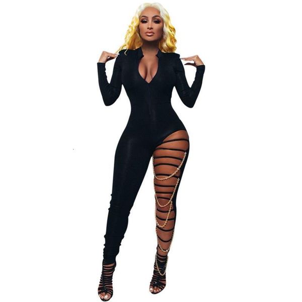 clubwear bodycon jumpsuit women romper party club rompers womens jumpsuit hollow out chain long pants one piece jumpsuit, Black;white
clubwear bodycon jumpsuit women romper party club rompers womens jumpsuit hollow out chain long pants one piece jumpsuit, Black;white
