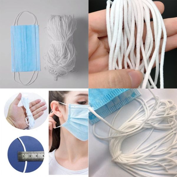 3mm self-made elastic band elastic mask ear rope disposable environmental protection white round loose mask ear line 114 j2
3mm self-made elastic band elastic mask ear rope disposable environmental protection white round loose mask ear line 114 j2