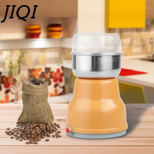 jiqi electric mini 220v coffee bean grinder household herbs copper nuts grinding machine 150w stainless steel mill blade eu plug1
jiqi electric mini 220v coffee bean grinder household herbs copper nuts grinding machine 150w stainless steel mill blade eu plug1