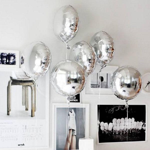 5pcs 18'' gold silver balloon round wedding aluminum foil balloons inflatable gift birthday baloon party decoration helium ball
5pcs 18'' gold silver balloon round wedding aluminum foil balloons inflatable gift birthday baloon party decoration helium ball