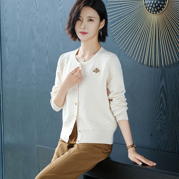 languid fashion knitted cardigan women's new solid color sweater jacket sleeve clip jacketthin sweater crew neck long sleeve jacket in, White;black
languid fashion knitted cardigan women's new solid color sweater jacket sleeve clip jacketthin sweater crew neck long sleeve jacket in, White;black
