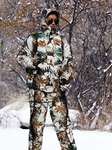 hunting sets winter snow bionic camouflage suit waterproof warm fleece jacket pants ghillie suits male, Camo
hunting sets winter snow bionic camouflage suit waterproof warm fleece jacket pants ghillie suits male, Camo