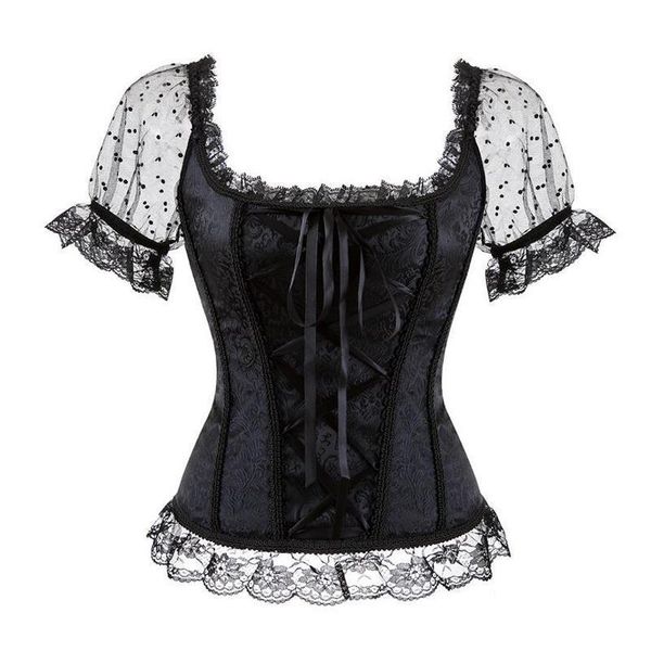 woman vintage gothic victorian blouse 2020 lolita elastic black white steampunk 6xl plus size women clothing summer shirt
woman vintage gothic victorian blouse 2020 lolita elastic black white steampunk 6xl plus size women clothing summer shirt