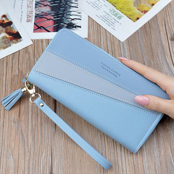 adisputent womens zipper closure spliced wrist strap tassel wallet for girls new fashion phone coin long purse card holder, Red;black
adisputent womens zipper closure spliced wrist strap tassel wallet for girls new fashion phone coin long purse card holder, Red;black