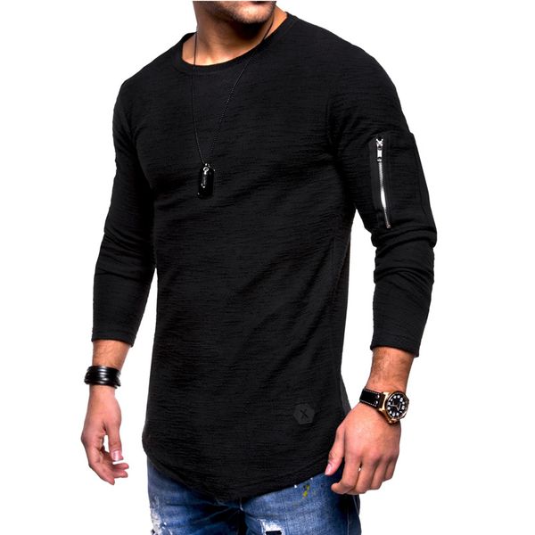 summer mens t shirts men long sleeve sweatshirt t-shirt fashion zipper hip hop streetwear sportswear clothing kg-20, White;black
summer mens t shirts men long sleeve sweatshirt t-shirt fashion zipper hip hop streetwear sportswear clothing kg-20, White;black