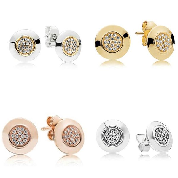 stud 100% sterling silver classic tri-color original elegant temperament personality pan earrings female, Golden;silver
stud 100% sterling silver classic tri-color original elegant temperament personality pan earrings female, Golden;silver