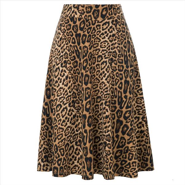 women's knee-length skirts snake/leopard pattern high waist print vouge vintage elegant casual ladies flared a-line skirt, Black
women's knee-length skirts snake/leopard pattern high waist print vouge vintage elegant casual ladies flared a-line skirt, Black