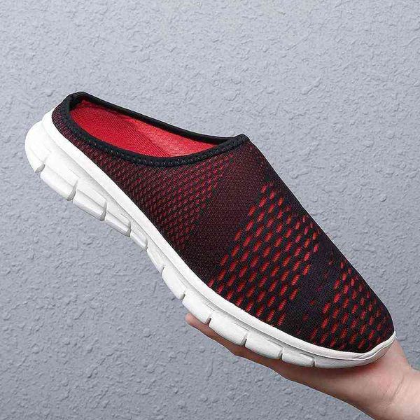 slippers summer men slippers casual soft comfortable half shoes men mesh outside beach half slippers male sandals men sneakers big size 2203, Black
slippers summer men slippers casual soft comfortable half shoes men mesh outside beach half slippers male sandals men sneakers big size 2203, Black