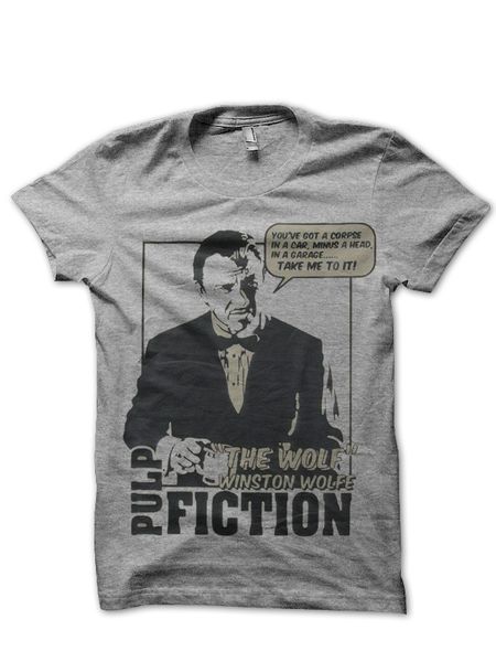 godfather pulp fiction grey t shirt sport hooded sweatshirt hoodie