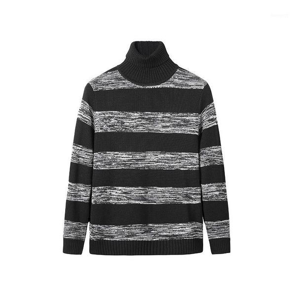 autumn winter men's turtleneck pulloverwarm soft strpied casual clothes knitted male sweater pull comfortable long sleeve1, White;black
autumn winter men's turtleneck pulloverwarm soft strpied casual clothes knitted male sweater pull comfortable long sleeve1, White;black