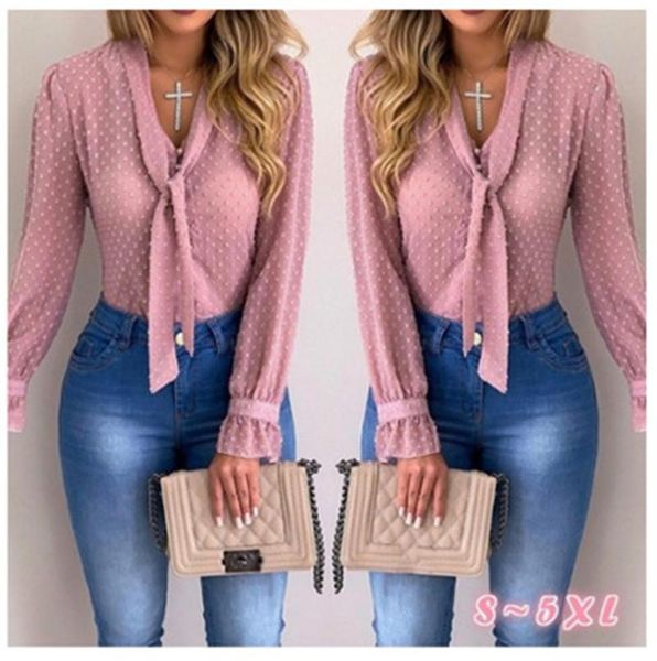 button tie women t-shirts fashion trend long sleeve tees designer new autumn female loose casual t-shirts, White
button tie women t-shirts fashion trend long sleeve tees designer new autumn female loose casual t-shirts, White