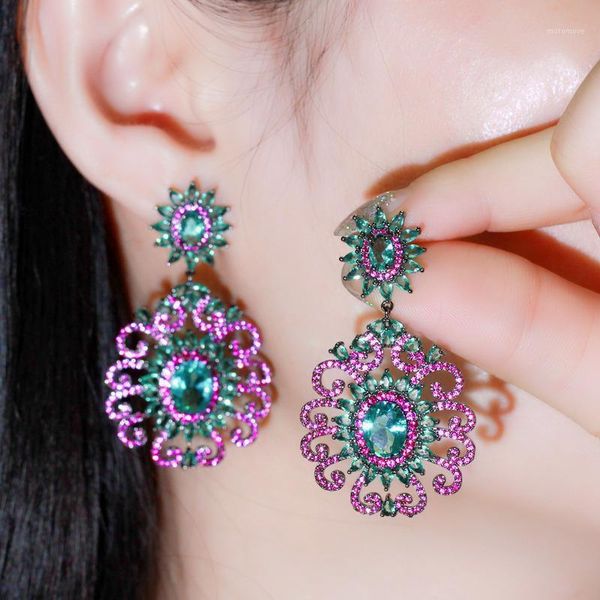 dangle & chandelier cwwzircons luxury black gold brazilian blue fuchsia cz stones long big earrings for female party dress jewelry accessori, Silver
dangle & chandelier cwwzircons luxury black gold brazilian blue fuchsia cz stones long big earrings for female party dress jewelry accessori, Silver