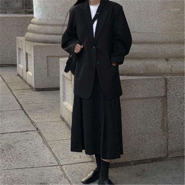 simple solid black minimalist suit for ladies suit set pleated adjusatble black vinatge skirt elegant fashion autumn skirt set1, White
simple solid black minimalist suit for ladies suit set pleated adjusatble black vinatge skirt elegant fashion autumn skirt set1, White