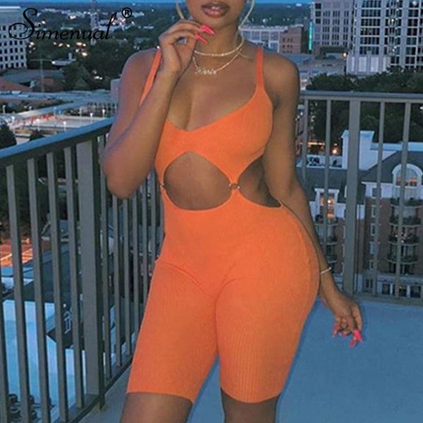 simenual hollow out knit ribbed biker shorts playsuits women solid sleeveless bodycon rompers summer fashion club playsuit y200822, Black;white
simenual hollow out knit ribbed biker shorts playsuits women solid sleeveless bodycon rompers summer fashion club playsuit y200822, Black;white