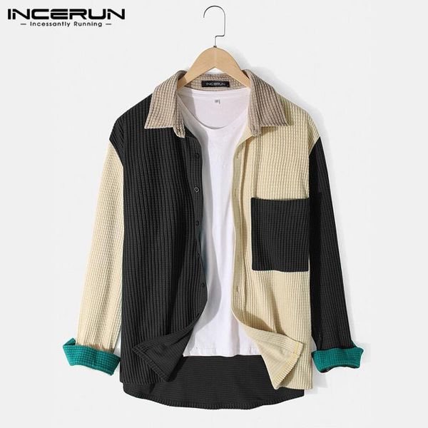 man autumn corduroy pockets blusa streetwear incerun men leisure patchwork shirts retro long sleeve turn down collar chemise 3xl, White;black
man autumn corduroy pockets blusa streetwear incerun men leisure patchwork shirts retro long sleeve turn down collar chemise 3xl, White;black