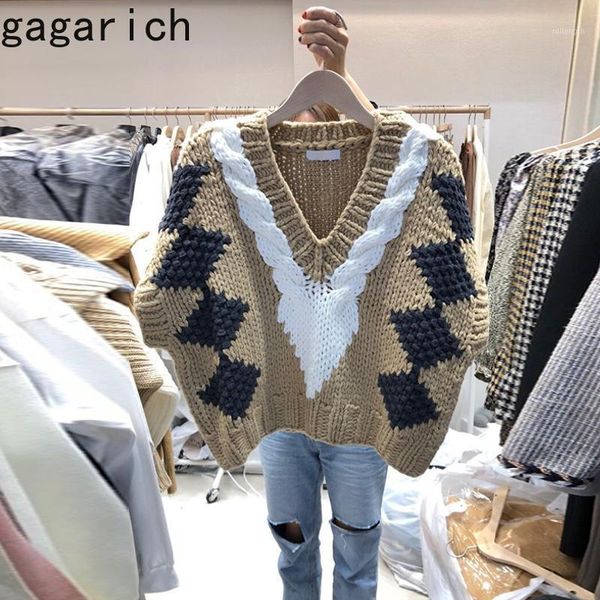 gagarich women vest 2020 winter autumn korean chic simple casual fashion v-neck college style female diamond knitted vests1, Black;white
gagarich women vest 2020 winter autumn korean chic simple casual fashion v-neck college style female diamond knitted vests1, Black;white