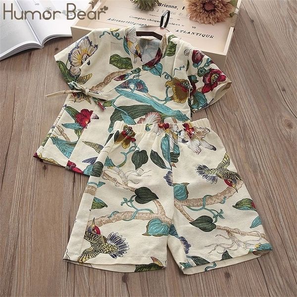 humor bear summer girls' boys' home clothing children's clothes japanese-style flower t-shirt + pants baby kids pajamas set 2, White
humor bear summer girls' boys' home clothing children's clothes japanese-style flower t-shirt + pants baby kids pajamas set 2, White