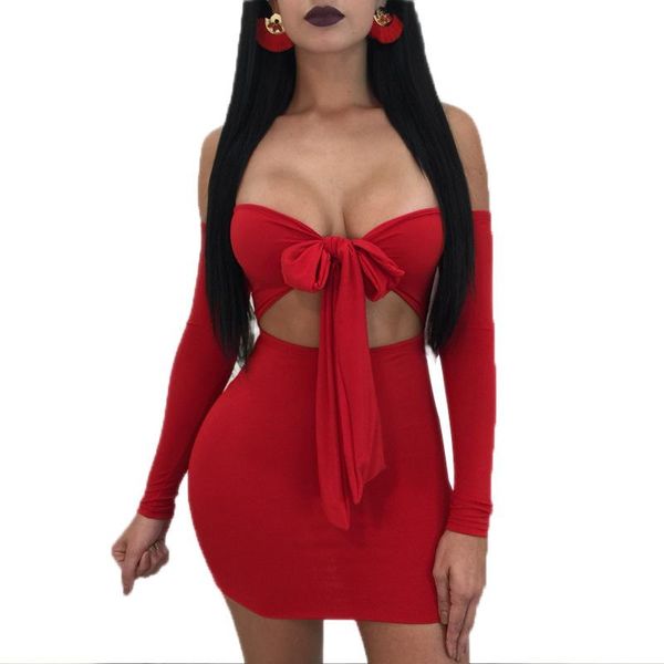 strapless bow tie slim hallow dress off shoulder fashion red black tunic backless sundress women party mini slim hip dress, Black;gray
strapless bow tie slim hallow dress off shoulder fashion red black tunic backless sundress women party mini slim hip dress, Black;gray