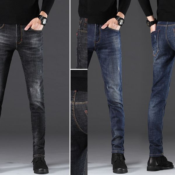 spring and autumn 2020 new elastic jeans men's casual jeansjeans and jeanskorean youth casual pants versatile slim feet long pants for, Blue
spring and autumn 2020 new elastic jeans men's casual jeansjeans and jeanskorean youth casual pants versatile slim feet long pants for, Blue