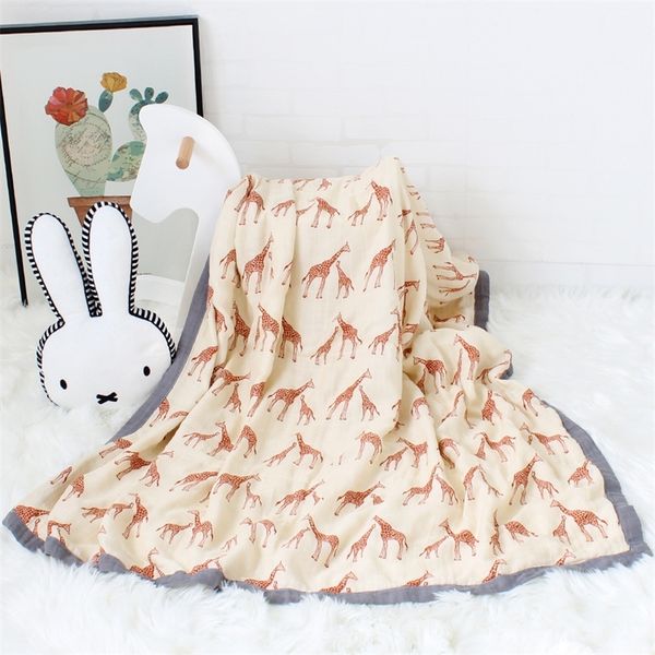 muslin quilt four layer bamboo baby blankets super soft newborn bebes sleeping bed stroller blanket covers infant swaddle wrap y201009
muslin quilt four layer bamboo baby blankets super soft newborn bebes sleeping bed stroller blanket covers infant swaddle wrap y201009