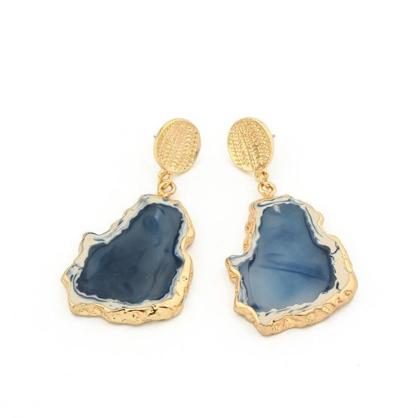 new trendy blue natural stone drop earrings for women vintage geometric fashion pendant dangle earrings fashion jewelry, Silver
new trendy blue natural stone drop earrings for women vintage geometric fashion pendant dangle earrings fashion jewelry, Silver
