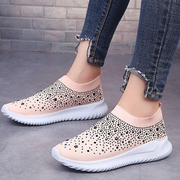 women flats sneakers mesh breathable slip on lighted sneakers shoes woman chaussures femme crystal deco zapatos mujer sapatoh464, Black
women flats sneakers mesh breathable slip on lighted sneakers shoes woman chaussures femme crystal deco zapatos mujer sapatoh464, Black