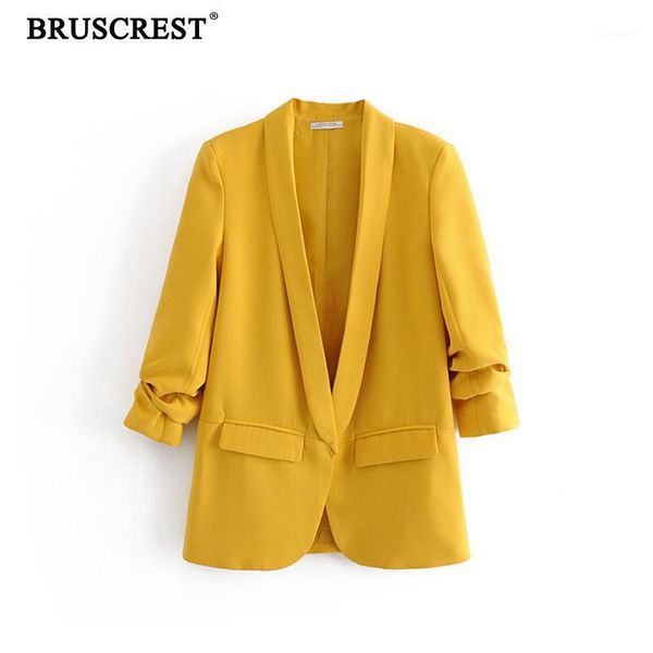 yellow women blazers for office long fall 2019 vintage coat designer casual formal one button elegant jacket women1, White;black
yellow women blazers for office long fall 2019 vintage coat designer casual formal one button elegant jacket women1, White;black