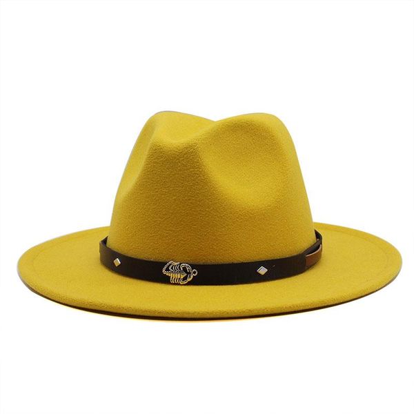 wide brim hats felt hat for women vintage trilby cap autumn winter fedora men jazz panama cappello donna elegante black/white big 56-61cm, Blue;gray
wide brim hats felt hat for women vintage trilby cap autumn winter fedora men jazz panama cappello donna elegante black/white big 56-61cm, Blue;gray