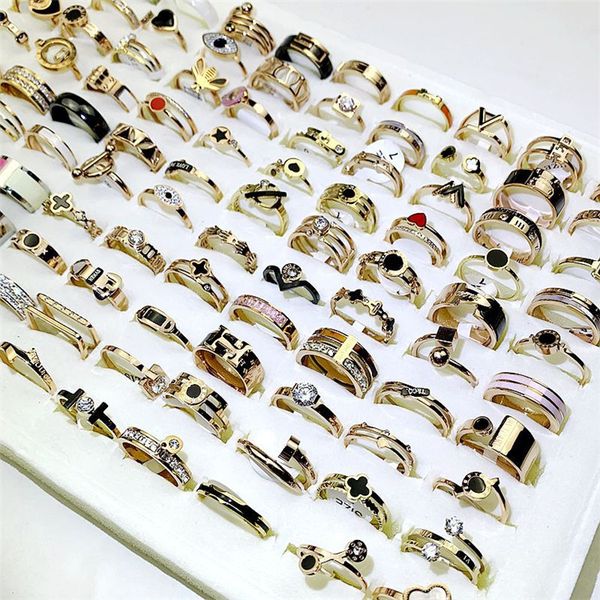 rose gold stainless steel ring fashion brand clover men's and women's titanium steel ting tail ring jewelry, Golden;silver
rose gold stainless steel ring fashion brand clover men's and women's titanium steel ting tail ring jewelry, Golden;silver