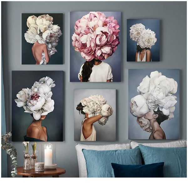 nordic modern floral feather woman abstract fashion style canvas painting art print poster picture wall living room ho bbyvro
nordic modern floral feather woman abstract fashion style canvas painting art print poster picture wall living room ho bbyvro