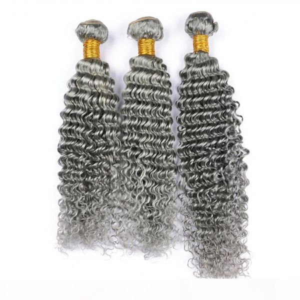 deep wave brazilian silver grey human hair weaves 3pcs grey colored virgin remy human hair bundles deals deep wave hair wefts extensions, Black;brown
deep wave brazilian silver grey human hair weaves 3pcs grey colored virgin remy human hair bundles deals deep wave hair wefts extensions, Black;brown
