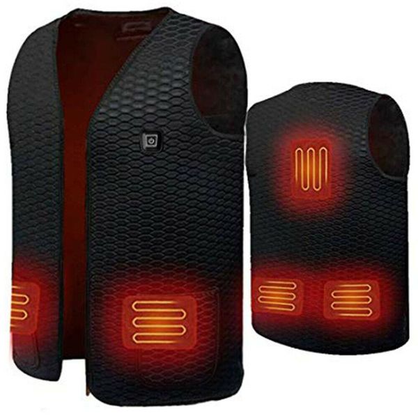 electric heated vest jackets usb warm up heating pad body warmer winter clothing d88, Black;white
electric heated vest jackets usb warm up heating pad body warmer winter clothing d88, Black;white