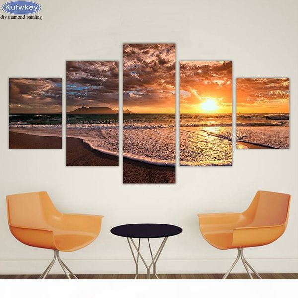 5d diy diamond painting cross stitch sunset coast ocean beach pictures mosaic diamond embroidery 5pcs set living room decor
5d diy diamond painting cross stitch sunset coast ocean beach pictures mosaic diamond embroidery 5pcs set living room decor