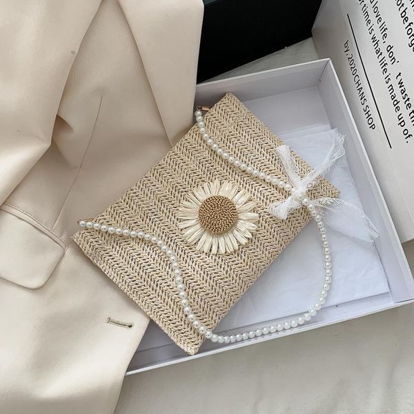 2020 fashion small straw bag trend sunflower design crossbody bags for women pearl shoulder bag female travel handbags totes 
2020 fashion small straw bag trend sunflower design crossbody bags for women pearl shoulder bag female travel handbags totes