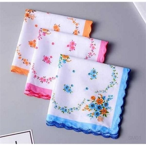 women handkerchief 100% cotton floral hankie flower embroidered handkerchiefs colorful ladies pocket towels wedding party favor dha1048, White
women handkerchief 100% cotton floral hankie flower embroidered handkerchiefs colorful ladies pocket towels wedding party favor dha1048, White