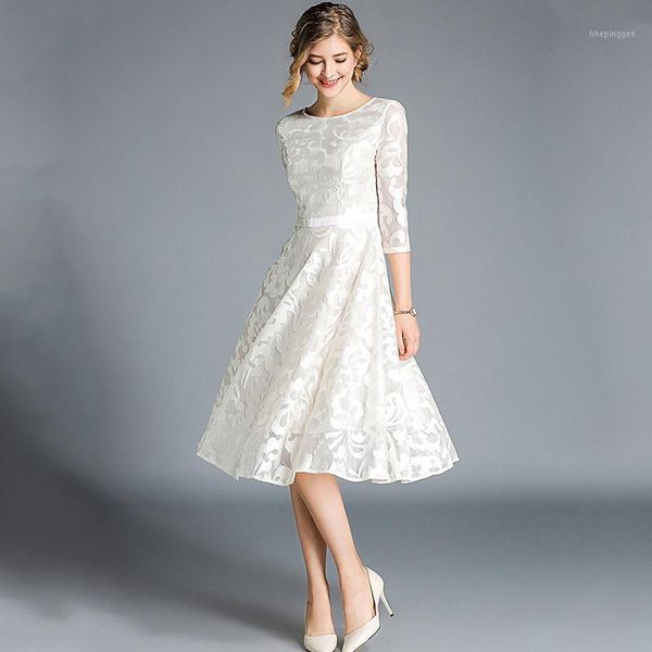casual dresses korean version women spring summer dress 2021 european women's a-line seven-sleeve perspective jacquard lace 10111, Black;gray
casual dresses korean version women spring summer dress 2021 european women's a-line seven-sleeve perspective jacquard lace 10111, Black;gray