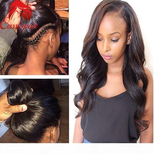 indian remy glueless full lace long human hair wave wigs with baby hair lace front wigs body wave for black women, Black;brown
indian remy glueless full lace long human hair wave wigs with baby hair lace front wigs body wave for black women, Black;brown
