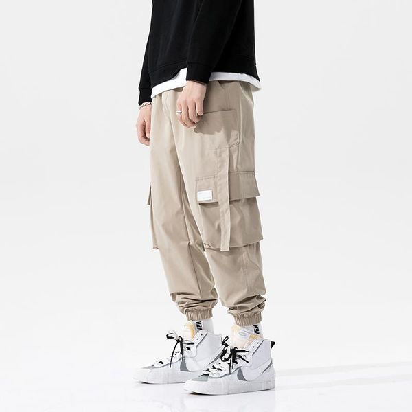 hip hop ribbons cargo pants men joggers pants streetwear men 2020 autumn fashion mens elastic waist casual pant trousers1, Black
hip hop ribbons cargo pants men joggers pants streetwear men 2020 autumn fashion mens elastic waist casual pant trousers1, Black