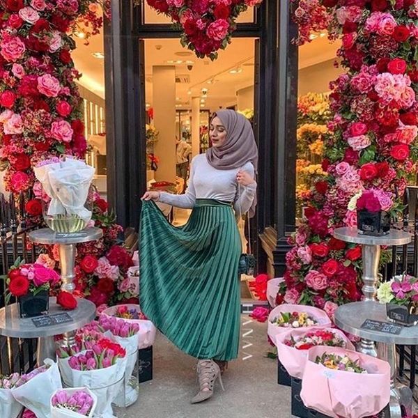 velvet skirt women wrinkle pleated spring 2020 high waist solid draped skirts ladies chic simple a-line skirts muslim clothing1, Black
velvet skirt women wrinkle pleated spring 2020 high waist solid draped skirts ladies chic simple a-line skirts muslim clothing1, Black