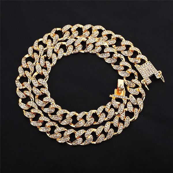 chains hip hop men&women necklace bracelet gold alloy rhinestone thick cuban chain rock fashion temperament gift jewelry, Silver
chains hip hop men&women necklace bracelet gold alloy rhinestone thick cuban chain rock fashion temperament gift jewelry, Silver