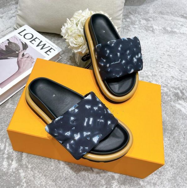 women pool wholesale pillow comfort slipper lady nylon down strap mule anatomic insole designer men leather flat rubber outsole slide sandal, Black
women pool wholesale pillow comfort slipper lady nylon down strap mule anatomic insole designer men leather flat rubber outsole slide sandal, Black