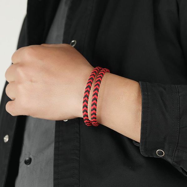 tennis double layer red braided rope pu leather bracelets for women vintage punk magnet buckle charms wrap bracelet men jewelry, Golden;silver
tennis double layer red braided rope pu leather bracelets for women vintage punk magnet buckle charms wrap bracelet men jewelry, Golden;silver