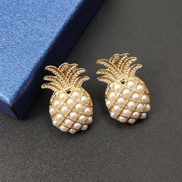 pineapple earrings, ladies pearl earrings, simple temperament wild sweet personality fruit earrings wholesale, Golden;silver
pineapple earrings, ladies pearl earrings, simple temperament wild sweet personality fruit earrings wholesale, Golden;silver