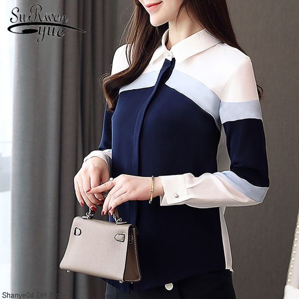 fashion women blouses long sleeve chiffon women shirt casual striped office ladies women shirt turn-down collar 5302 50 y200828, White
fashion women blouses long sleeve chiffon women shirt casual striped office ladies women shirt turn-down collar 5302 50 y200828, White