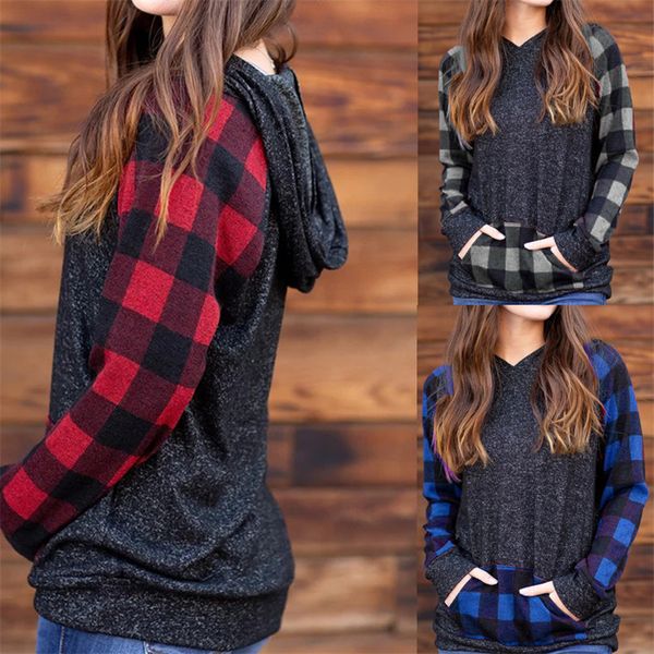 christmas women plaid pullovers t-shirt hoodie long sleeve hoodie sweatshirts autumn hooded pullover ladies tshirt with pocket e110201, White
christmas women plaid pullovers t-shirt hoodie long sleeve hoodie sweatshirts autumn hooded pullover ladies tshirt with pocket e110201, White