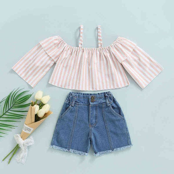 toddlers girls two-piece outfits vertical stripes suspender + solid color button closure short pants g220217, White
toddlers girls two-piece outfits vertical stripes suspender + solid color button closure short pants g220217, White
